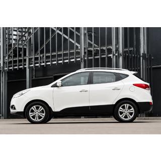Strešní relingy šedé OEM (ABS plast, montáž lepením) Hyundai IX-35 2010–2015 fotografie 1