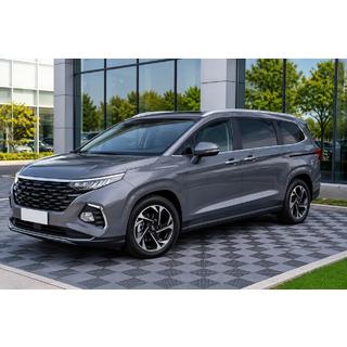 Integrované střešní podélníky šedé OEM (ABS plast, montáž lepením) Hyundai Custo 2021– fotografie 1