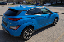 Hyundai Kona 2017–2023 Střešní ližiny šedé OEM (hliník, montáž lepením) fotografie 3