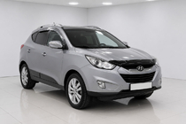 Hyundai IX-35 2010–2015 Střešní ližiny šedé OEM (hliník, montáž lepením) fotografie 2