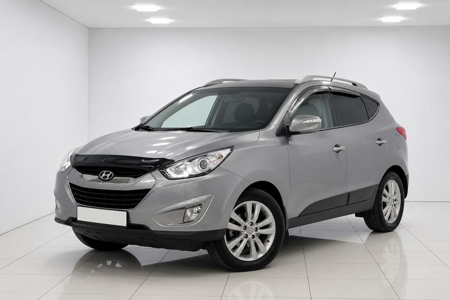 Hyundai IX-35 2010–2015 Střešní ližiny šedé OEM (hliník, montáž lepením) Image