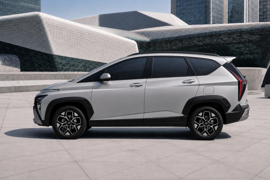 Hyundai Stargazer 2022– Integrované střešní ližiny černé OEM (hliník) Image