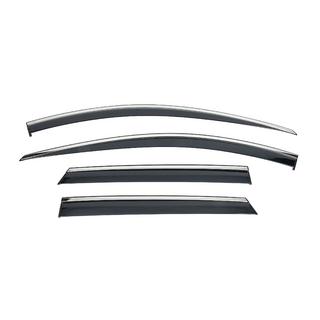 Ofuky oken s chromovou lištou Niken (pro LWB, 4 ks) Kia Sportage 2021– fotografie 2