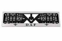 DAF Chromovaný rámeček na SPZ (1 ks, nerezová ocel) fotografie 1
