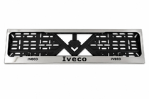 Iveco Chromovaný rámeček na SPZ (1 ks, nerezová ocel) fotografie 1