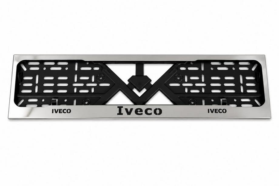 Iveco Chromovaný rámeček na SPZ (1 ks, nerezová ocel) Image