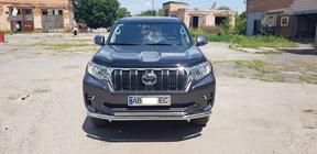 Toyota Land Cruiser Prado 150 2009–2023 Přední ochranný rám ST014 (nerez) 70/42 mm fotografie 7
