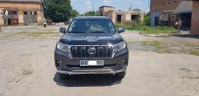 Toyota Land Cruiser Prado 150 2009–2023 Přední ochranný rám ST014 (nerez) 70/42 mm fotografie 8