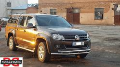 Volkswagen Amarok 2010–2022 Přední ochranný rám ST018-2 (nerez) fotografie 6