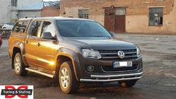 Volkswagen Amarok 2010–2022 Přední ochranný rám ST018-2 (nerez) fotografie 7