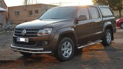 Volkswagen Amarok 2010–2022 Přední ochranný rám ST018-2 (nerez) fotografie 8