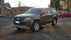 Volkswagen Amarok 2010–2022 Přední ochranný rám ST018-2 (nerez) fotografie 9