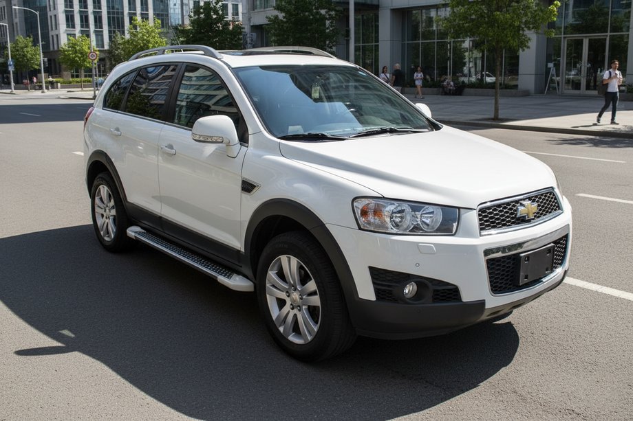 Chevrolet Captiva 2006–2019 Boční nášlapy Allmond White (2 ks, hliník) Image