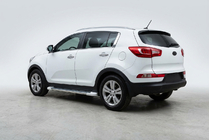 Kia Sportage 2010–2015 Boční nášlapy Allmond White (2 ks, hliník) fotografie 1