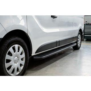 Boční nášlapy Tayga Black (2 ks, hliník) Renault Trafic 2001–2015