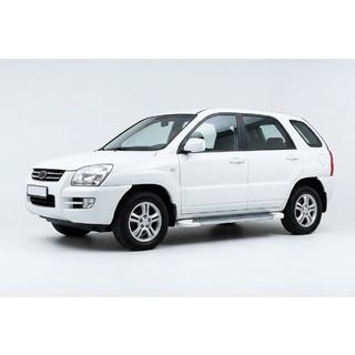 Boční nášlapy Allmond White (2 ks, hliník) Kia Sportage 2004–2010 fotografie 1