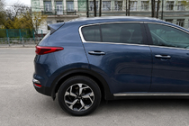 Kia Sportage 2015–2021 Integrované střešní podélníky šedé OEM (ABS plast, montáž lepením) fotografie 2