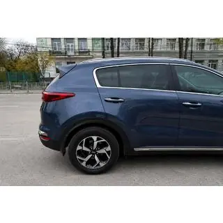 Integrované střešní podélníky šedé OEM (ABS plast, montáž lepením) Kia Sportage 2015–2021 fotografie 2