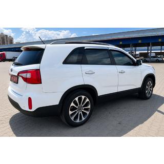 Střešní ližiny šedé OEM (hliník, montáž lepením) Kia Sorento II XM 2009–2014 fotografie 2