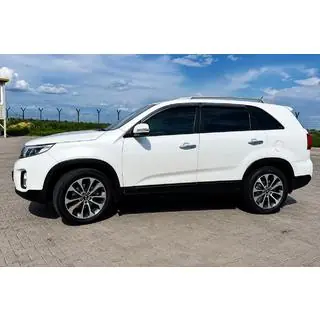 Střešní ližiny šedé OEM (hliník, montáž lepením) Kia Sorento II XM 2009–2014 fotografie 1