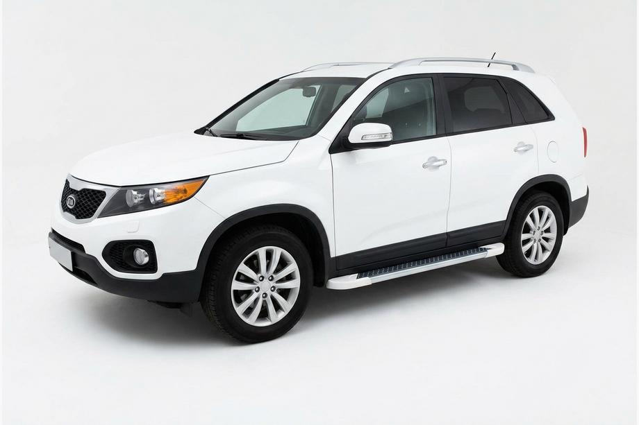 Kia Sorento II XM 2009–2014 Boční prahy Allmond White (2 ks, hliník) Image