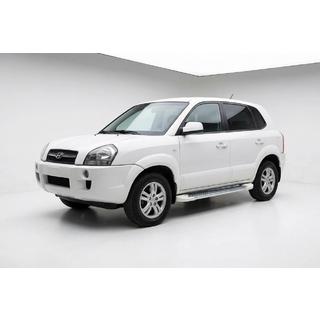 Boční nášlapy Allmond White (2 ks, hliník) Hyundai Tucson JM 2004– fotografie 1