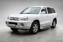 Hyundai Santa Fe 1 2000–2006 Boční nášlapy Allmond White (2 ks, hliník) fotografie 1