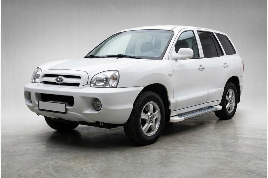 Hyundai Santa Fe 1 2000–2006 Boční nášlapy Allmond White (2 ks, hliník) Image