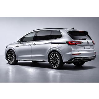 Integrované střešní ližiny černé OEM (hliník, montáž lepením) Volkswagen Viloran 2020– fotografie 1