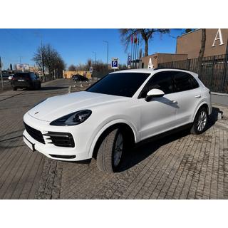Integrované střešní ližiny černé OEM (hliník, montáž lepením) Porsche Cayenne 2018– fotografie 1