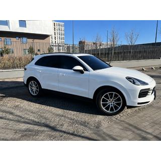 Integrované střešní ližiny černé OEM (hliník, montáž lepením) Porsche Cayenne 2018– fotografie 2