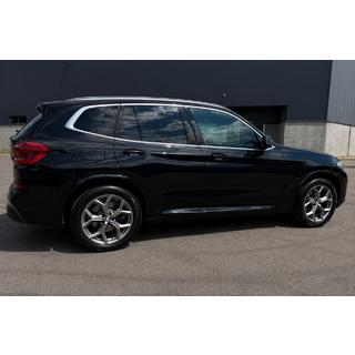 Integrované střešní ližiny chrom OEM (hliník, montáž lepením) BMW X3 G01 2018– fotografie 2