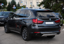 BMW X5 F15 2013–2018 Integrované střešní ližiny chrom OEM (hliník) fotografie 2