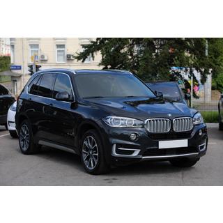 Integrované střešní ližiny chrom OEM (hliník) BMW X5 F15 2013–2018 fotografie 1