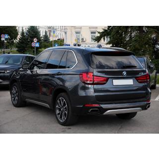 Integrované střešní ližiny chrom OEM (hliník) BMW X5 F15 2013–2018 fotografie 2