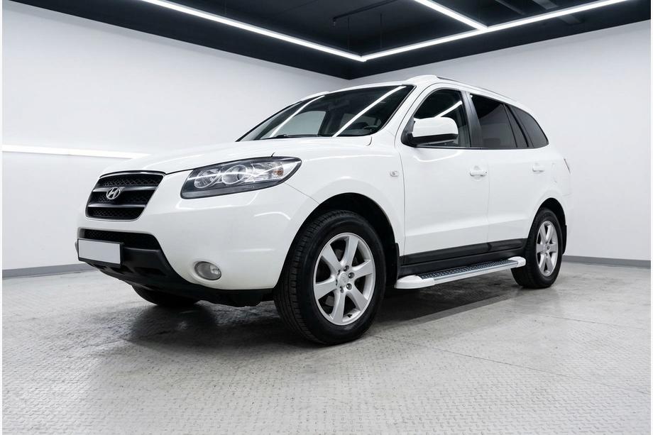 Hyundai Santa Fe 2 2006–2012 Boční nášlapy Allmond White (2 ks, hliník) Image