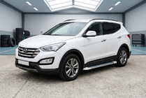 Hyundai Santa Fe 3 2012–2018 Boční nášlapy Allmond White (2 ks, hliník) fotografie 1