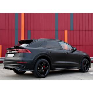 Integrované střešní ližiny černé OEM (hliník, montáž lepením) Audi Q5 2017–2025 fotografie 1