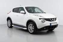 Nissan Juke 2010–2019 Boční nášlapy Allmond White (2 ks, hliník) fotografie 1