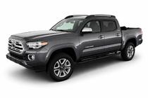Toyota Tacoma 2015–2023 Střešní ližiny černé OEM (hliník) fotografie 3