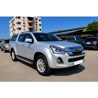 Černé OEM střešní ližiny (ABS plast, montáž lepením) Isuzu D-Max 2011–2019