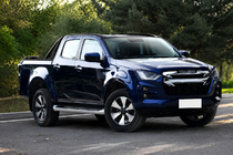 Isuzu D-Max 2011–2019 Střešní ližiny černé OEM (hliník) fotografie 1