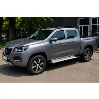 OEM černé střešní podélníky (hliník, montáž na šrouby) Ford Ranger 2011–2022 fotografie 2