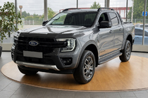 Ford Ranger 2022– Střešní ližiny černé OEM (hliník) fotografie 1