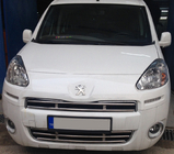 Citroen Berlingo 2008–2018 Celoplošná mřížka 2008-2012 (nerez) od 2012 fotografie 2