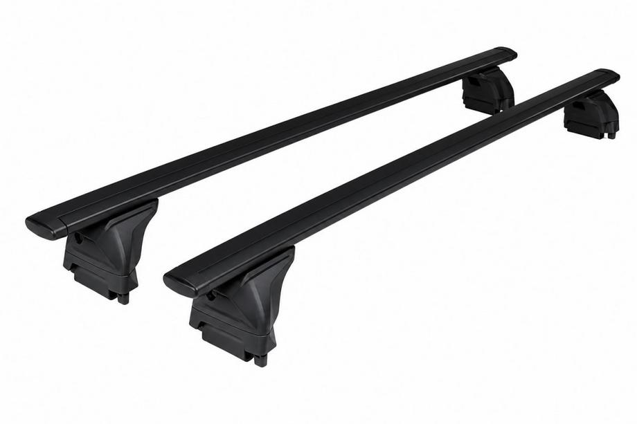 Jeep Wrangler 2018– Střešní nosič (příčníky) černé OEM (uzamykatelné, hliník) Image