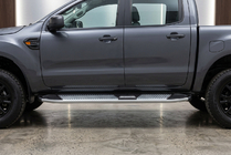 Mazda BT-50 2007–2012 Boční nášlapy Mevsim Grey (2 ks, hliník) fotografie 1