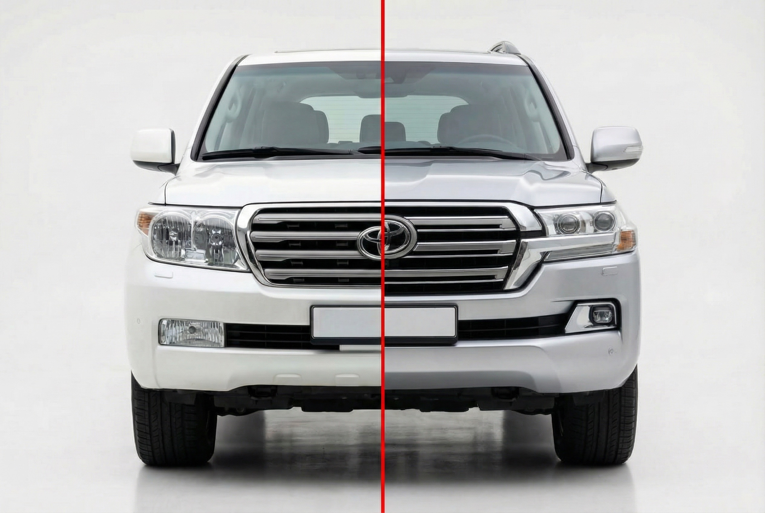Facelift Toyota Land Cruiser 200 2007–2015 na 2016+: změny a obsah sady
