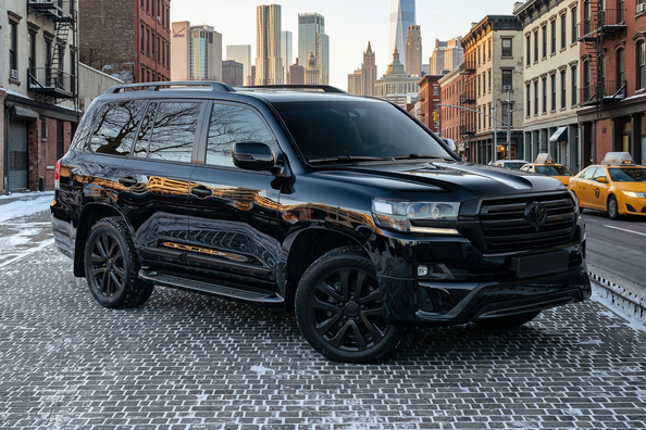 Black Edition pro Toyota LC200: temný agresivní styl po faceliftu