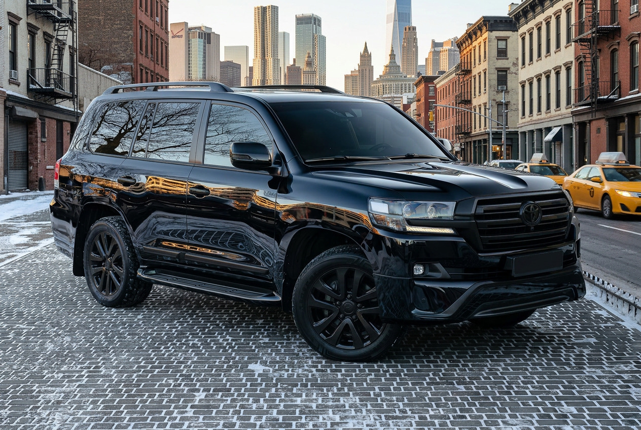 Black Edition pro Toyota LC200: temný agresivní styl po faceliftu